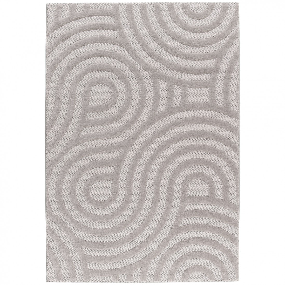 Geometric Area Rug Buckley 42317/070 Gray