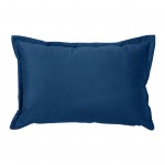 Plain Decorative Cushion Alfin Navy Blue