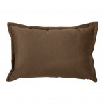 Plain Decorative Cushion Alfin Velvet Brown
