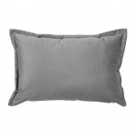 Plain Decorative Cushion Alfin Velvet Gray