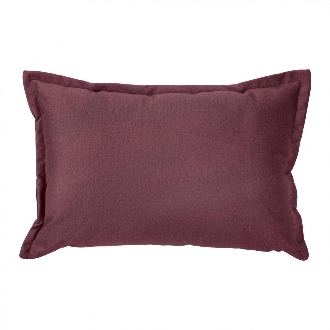 Plain Decorative Cushion Alfin Velvet Burgundy