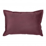 Plain Decorative Cushion Alfin Velvet Burgundy
