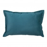 Plain Decorative Cushion Alfin Velvet Blue