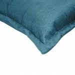 Plain Decorative Cushion Alfin Velvet Blue