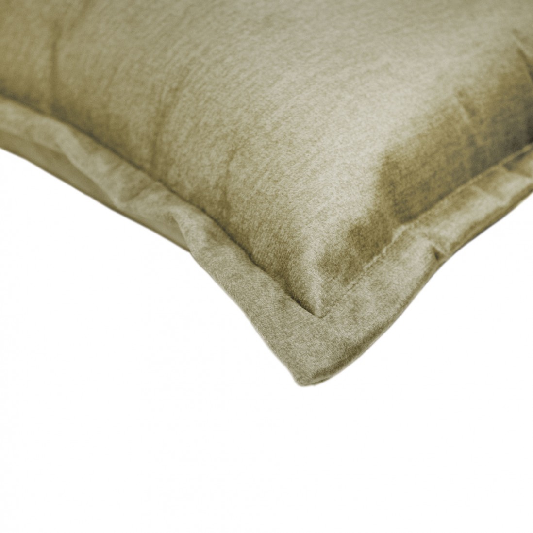 Plain Decorative Cushion Alfin Velvet Beige