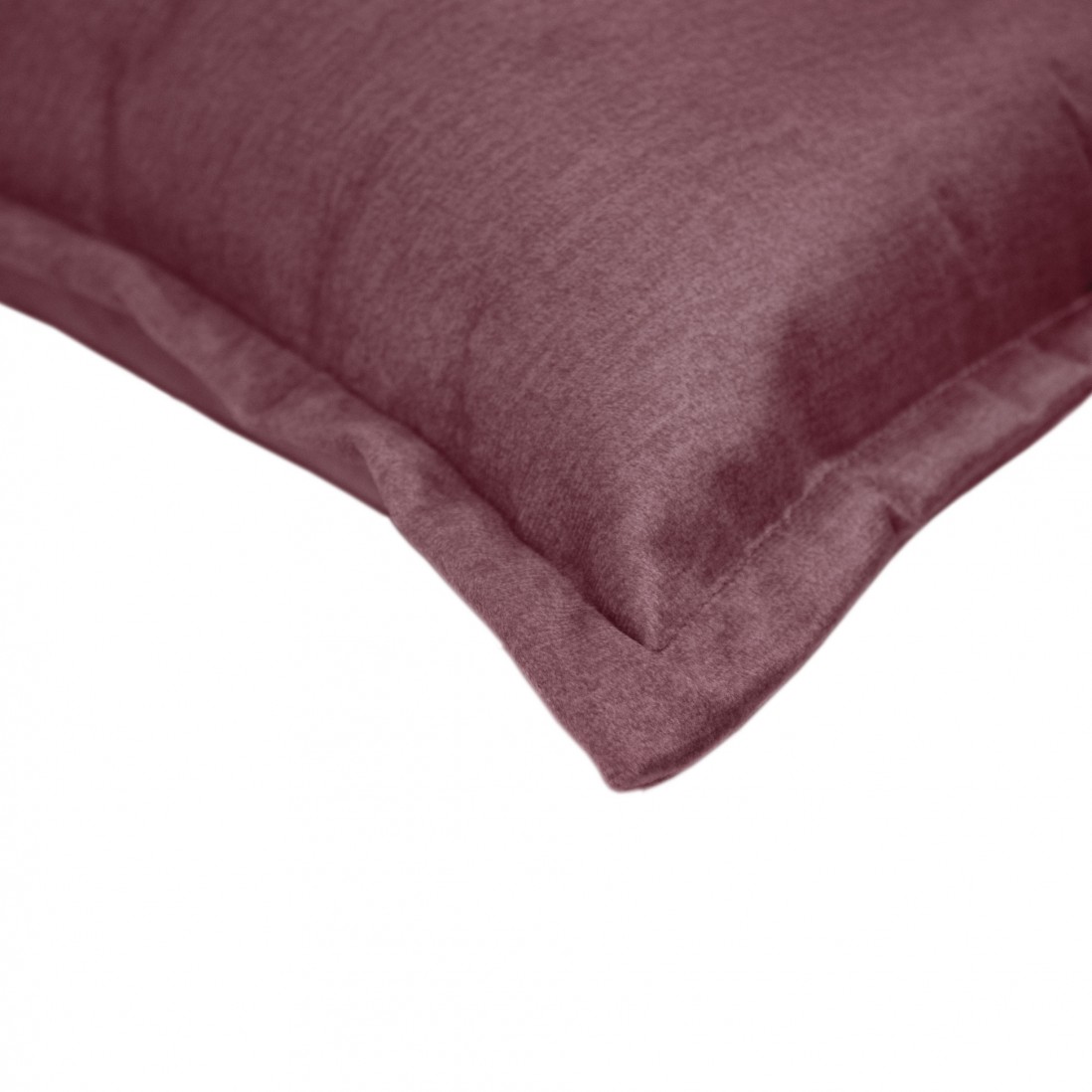Plain Decorative Cushion Alfin Velvet Burgundy