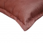 Plain Decorative Cushion Alfin Velvet Pink