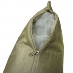 Plain Decorative Cushion Alfin Velvet Beige
