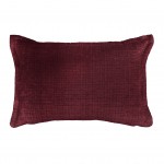 Plain Decorative Cushion Omegus Burgundy