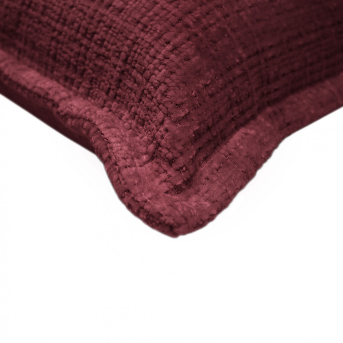 Plain Decorative Cushion Omegus Burgundy