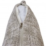 Plain Decorative Cushion Omegus Light Beige