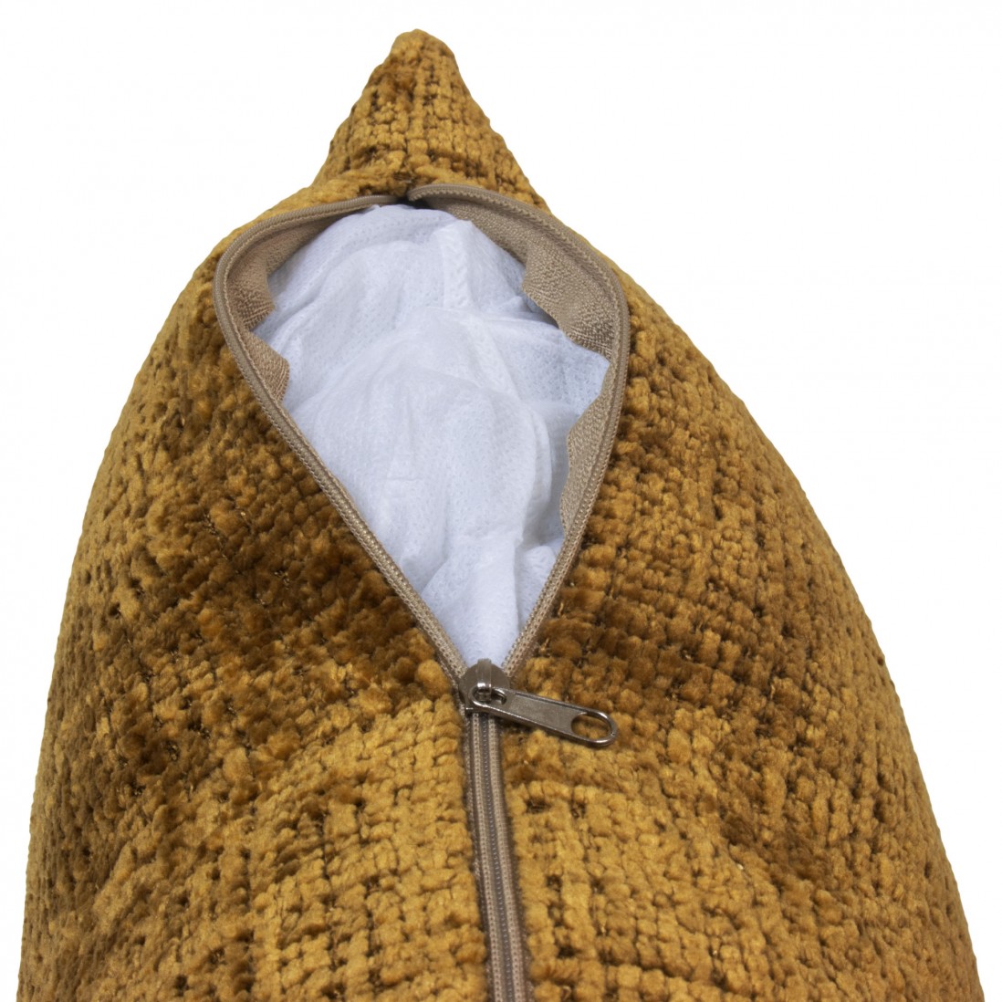 Plain Decorative Cushion Omegus Yellow