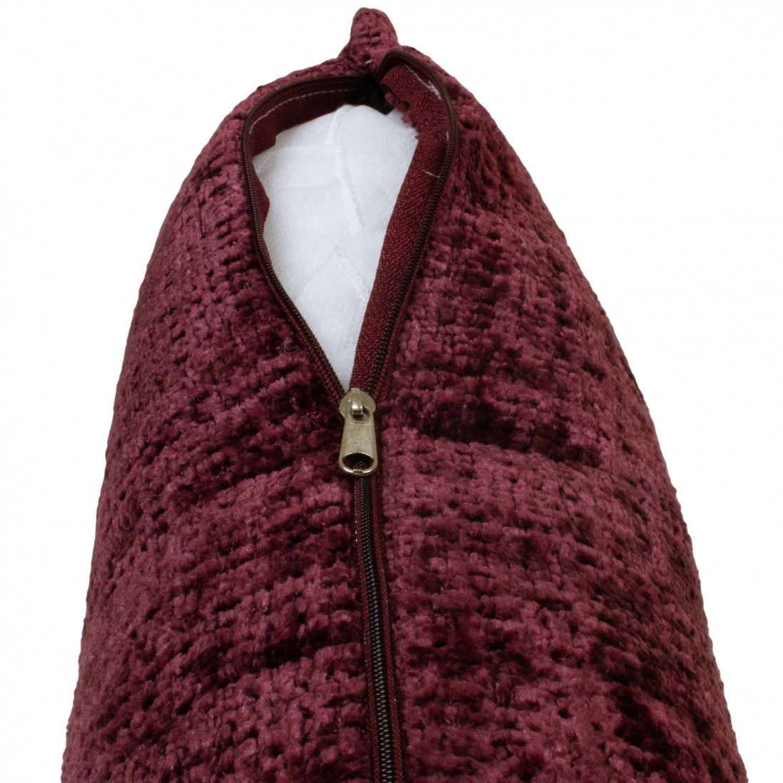 Plain Decorative Cushion Omegus Burgundy