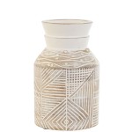 Jarra Decorativa de Madeira 100 Branco