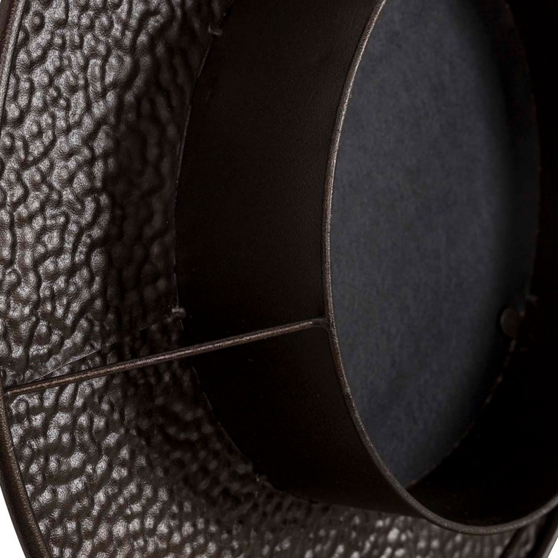 Round Metal Mirror 399 Black/Golden