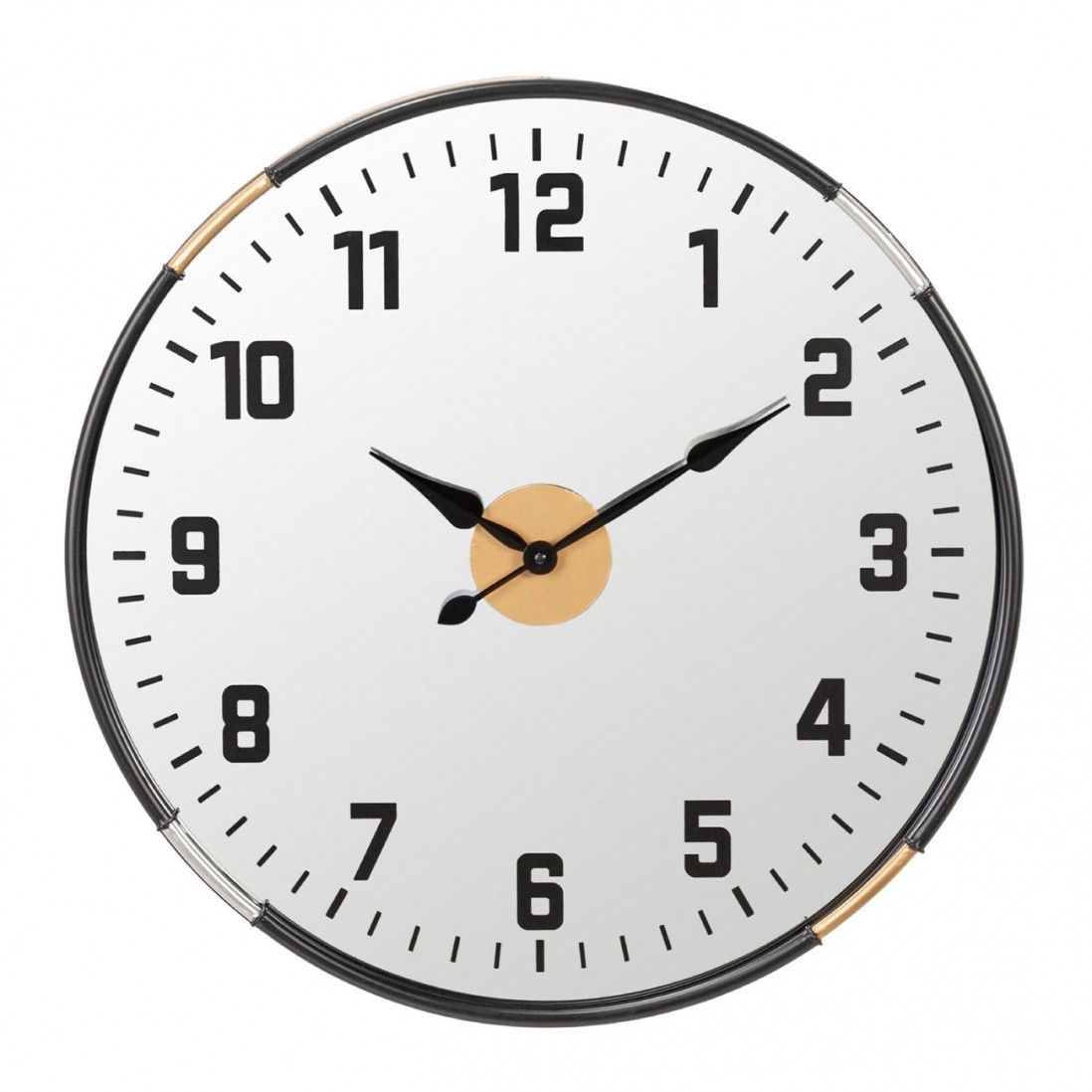 Metallic Wall Clock 062 Black