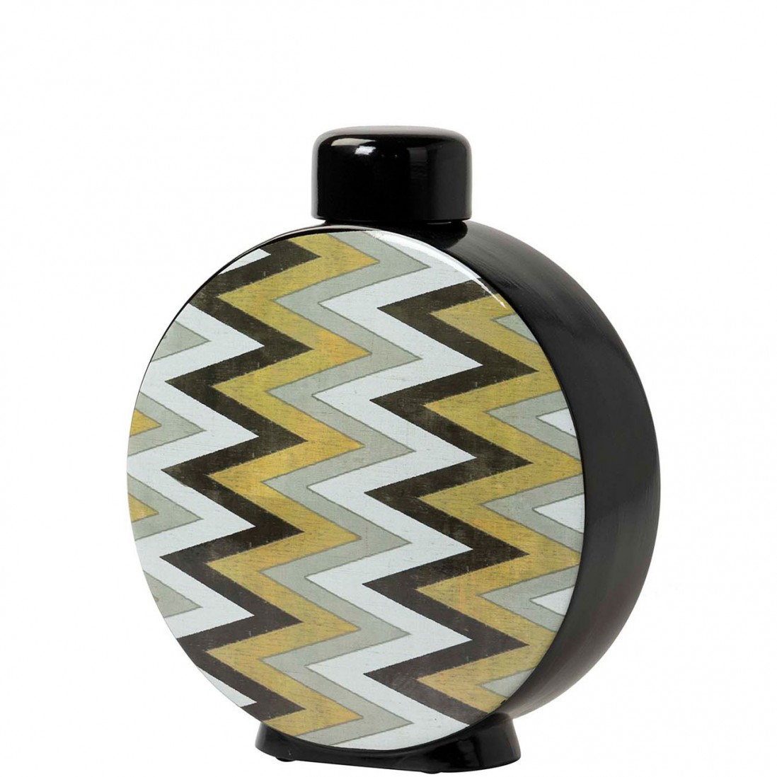 Ceramic Pot 291 Chevron Multicolor