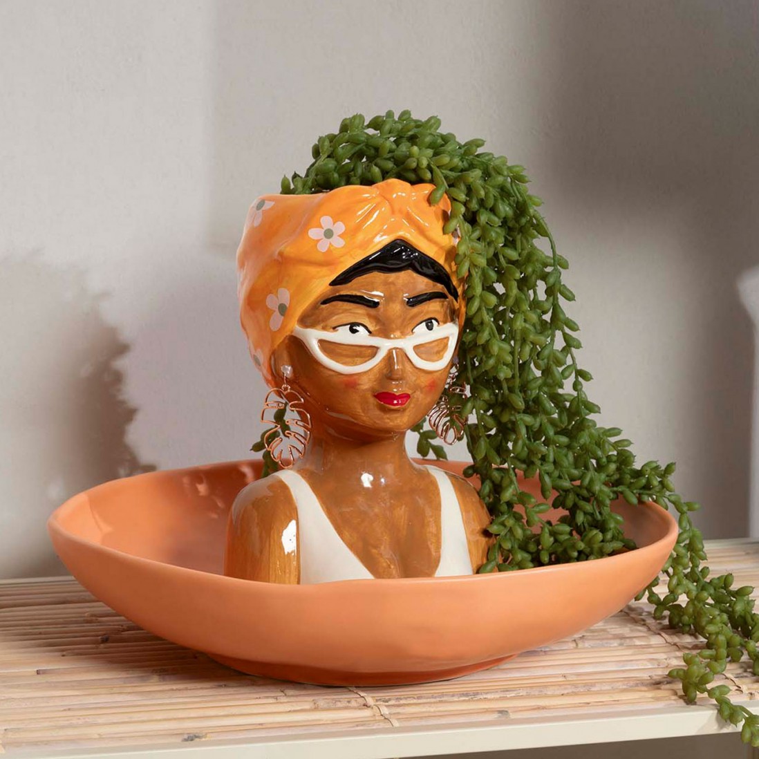 Ceramic Centerpiece 665 Matte Orange