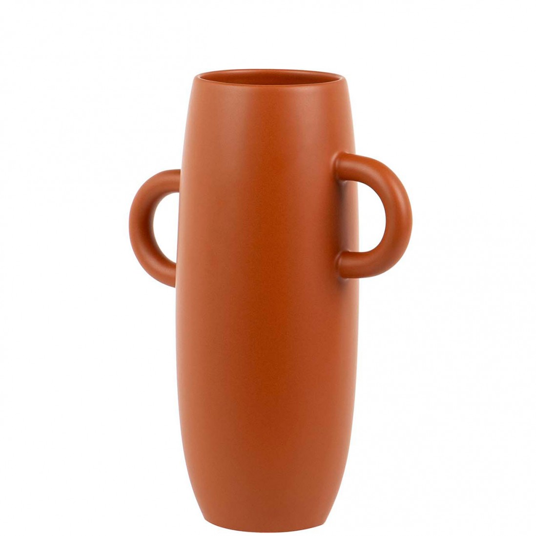 Floreira de Cermica 684 Laranja Terracota Mate