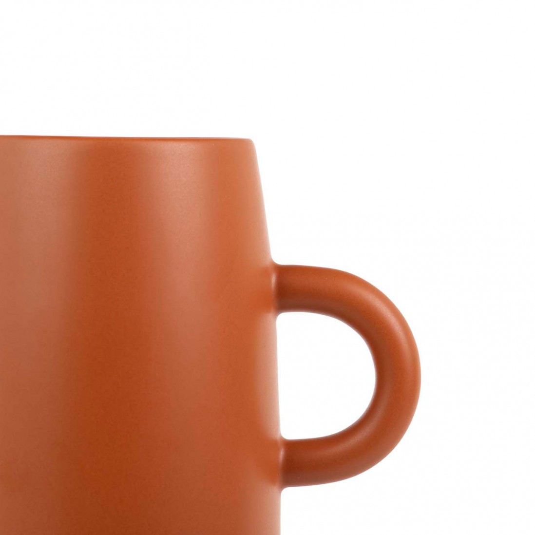 Floreira de Cermica 684 Laranja Terracota Mate