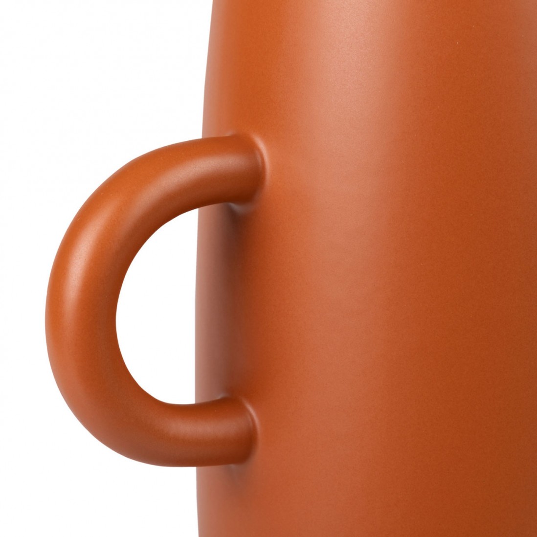 Floreira de Cermica 684 Laranja Terracota Mate
