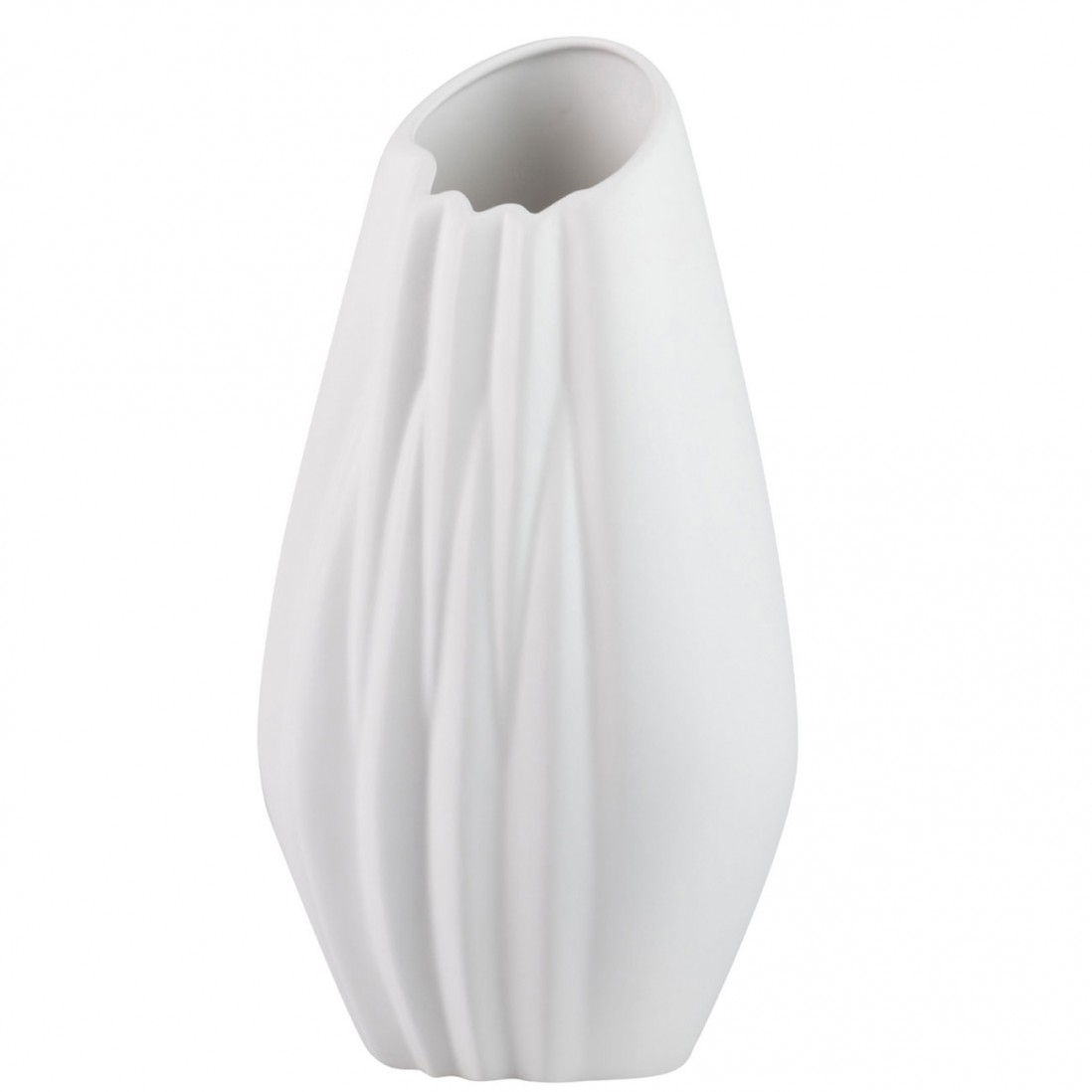 Ceramic Flower Pot 693 White Matte