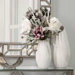 Ceramic Flower Pot 693 White Matte