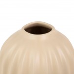 Floreira de Cermica 706 Bege Creme Mate