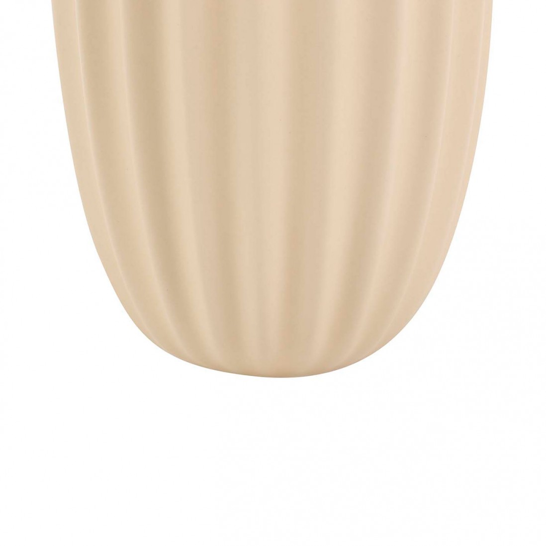 Floreira de Cermica 706 Bege Creme Mate