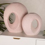 Floreira de Cermica 823 Rosa