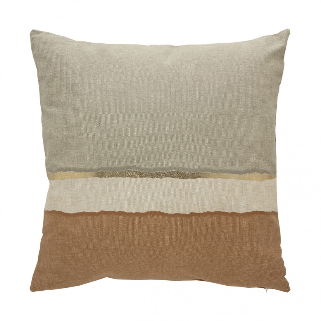 Print 37 Geometric Decorative Cushion Square Orange