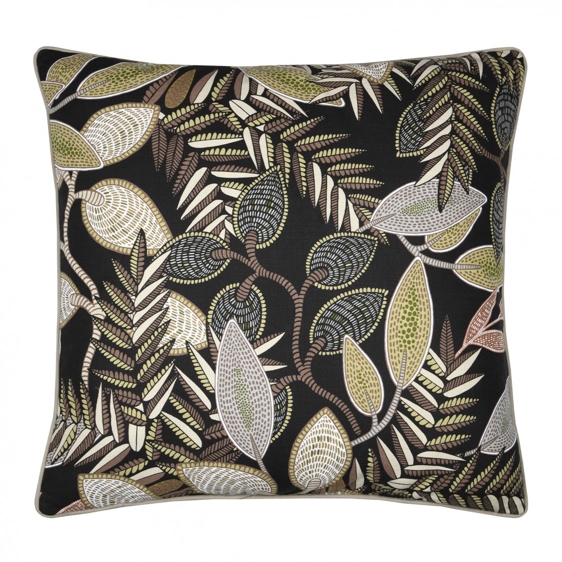 Coj�n Decorativo Floral Uluru/Aquitaine Cuadrado Multicolor