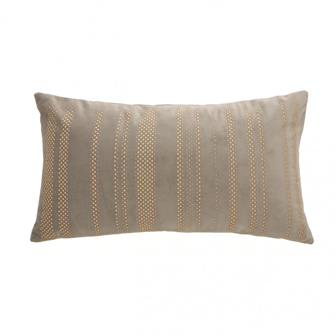 Luxury Geometric Decorative Cushion Rectangular Beige