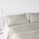 Asia 4 Piece Polar Double Bed Set Coraline Beige