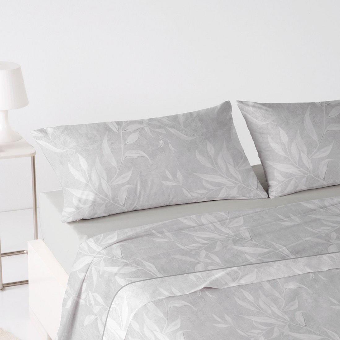 Asia 4 Piece Polar Double Bed Set Coraline Gray