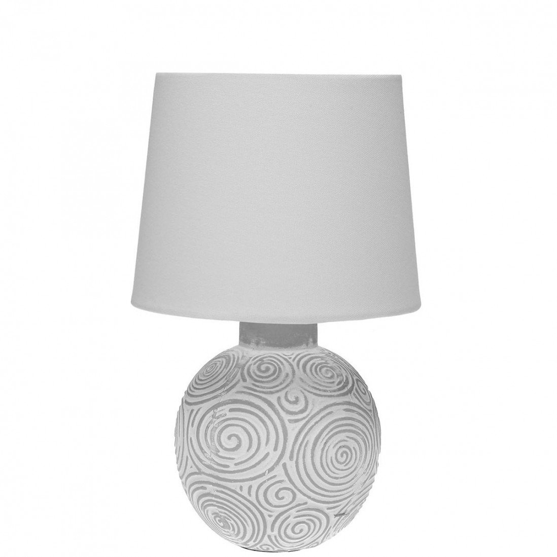 Candeeiro de Mesa de Cermica 192 Branco