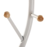 Perchero de Madera y Metal Sisak 736 Blanco