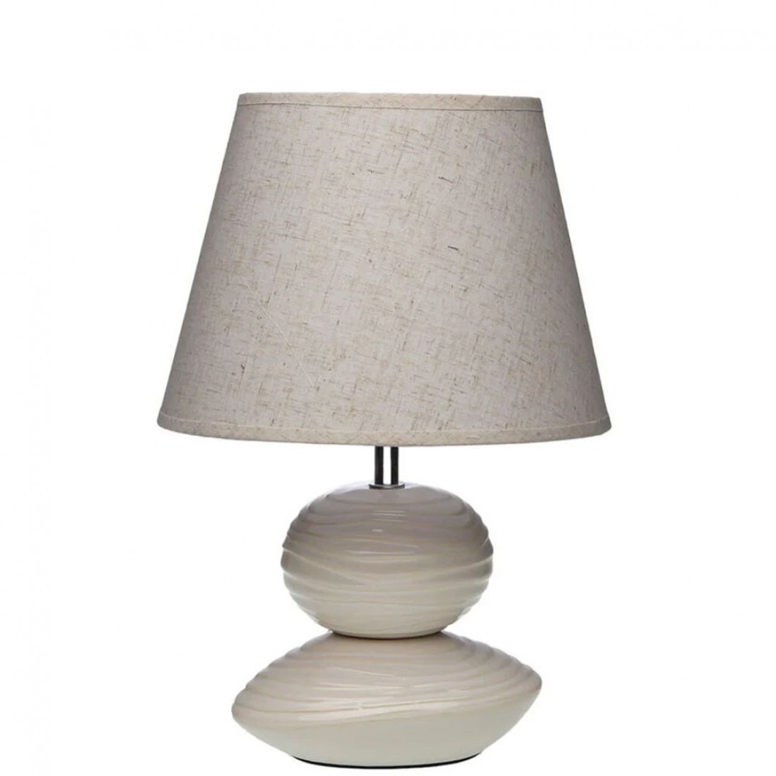 Candeeiro de Mesa de Cermica 180 Bege