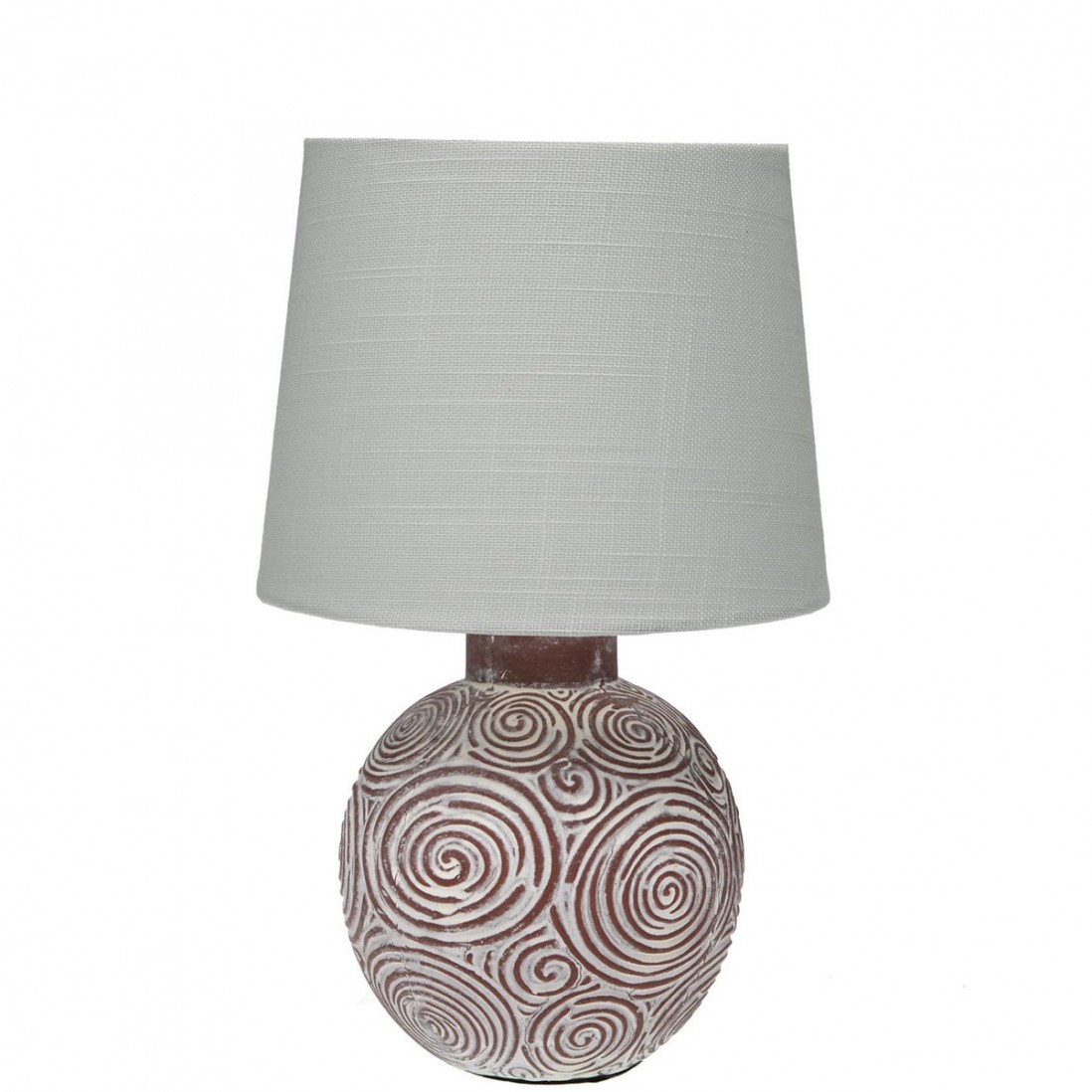 Candeeiro de Mesa de Cermica 193 Castanho