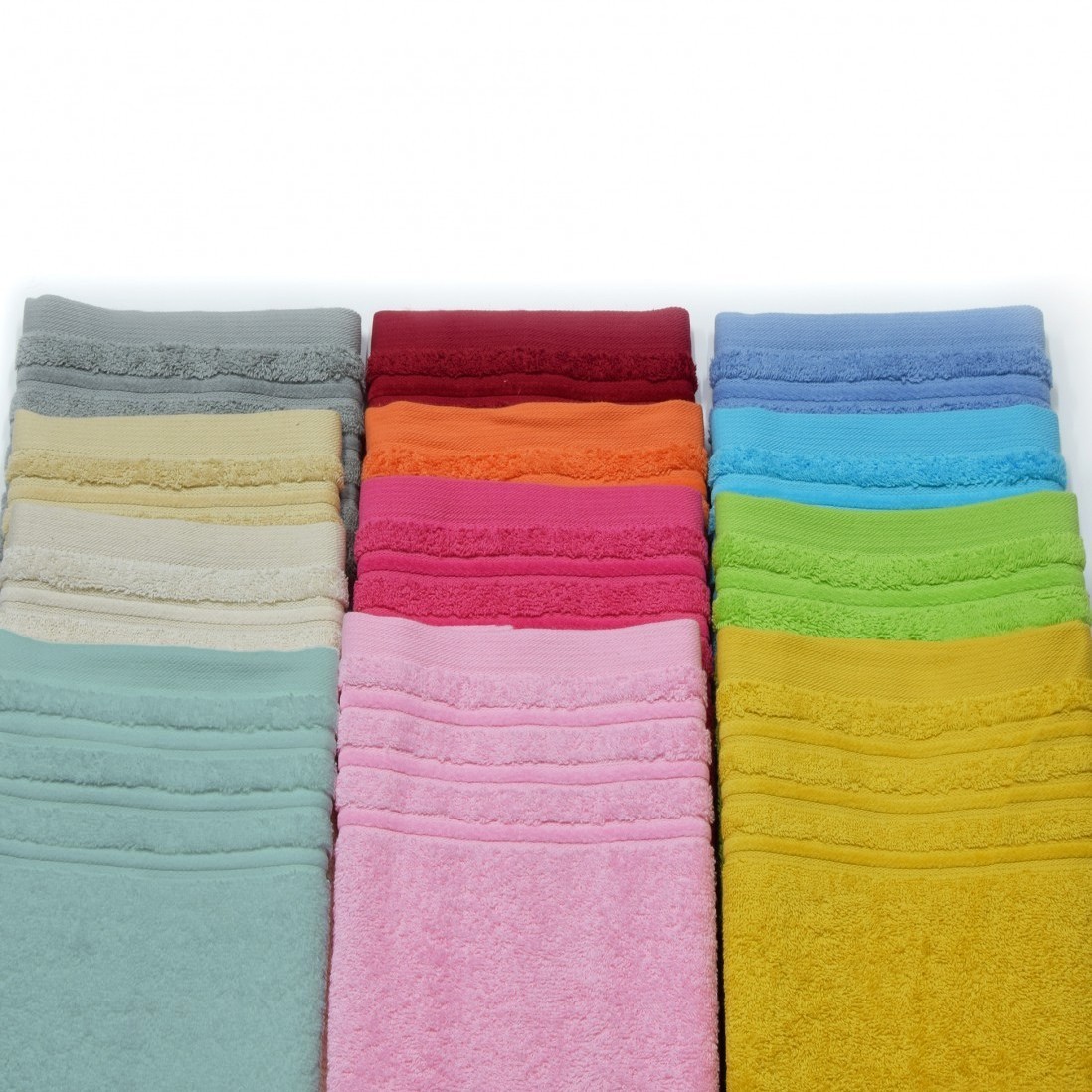 100% Cotton Chic Bidet Bath Towel Aqua