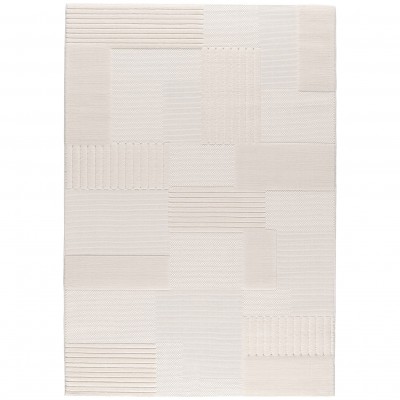 Geometric Area Rug Buckley 42323/060 Ivory White