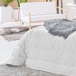 Atica Geometric Double Bed Bedspread Gray