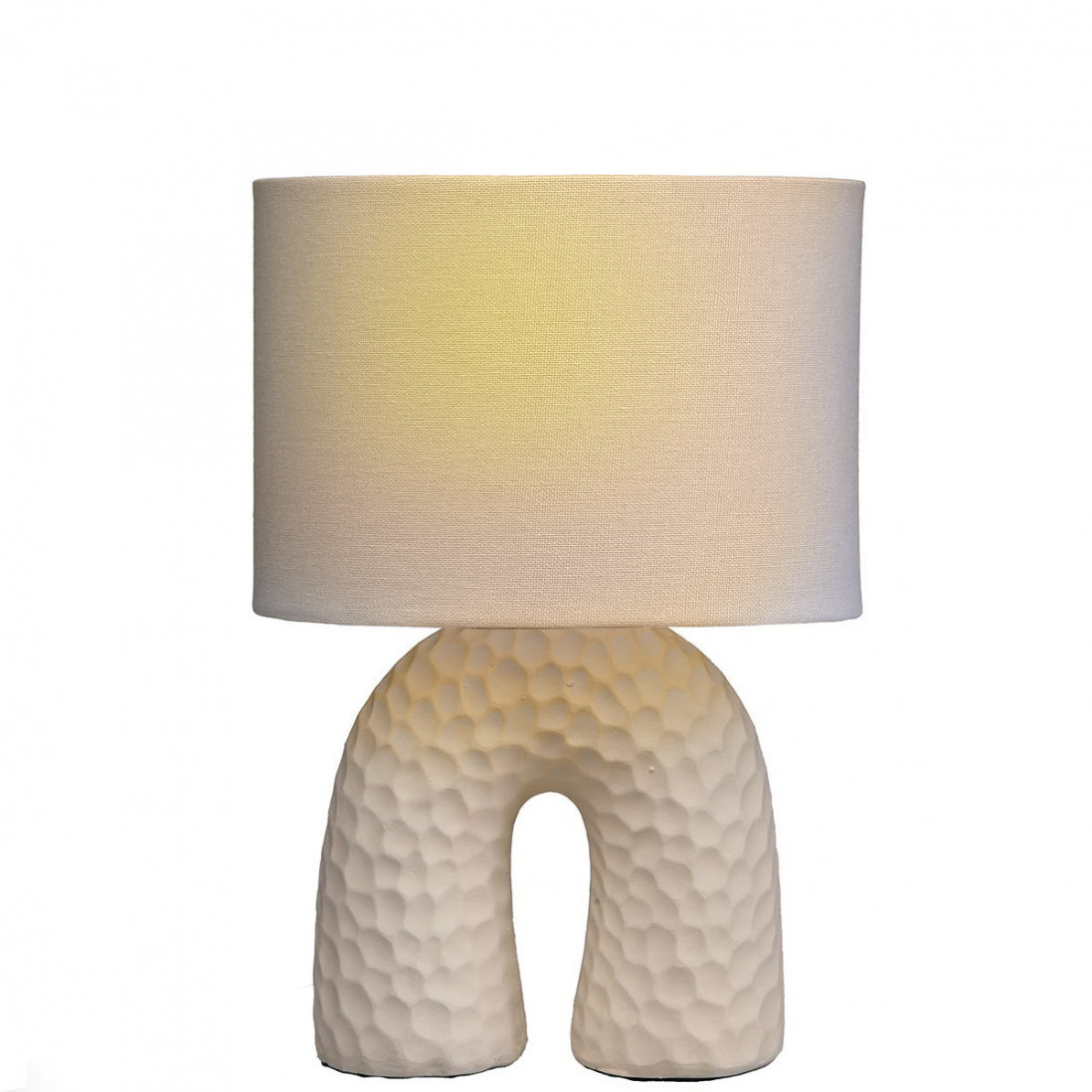 Candeeiro de Mesa de Cermica 210 Bege
