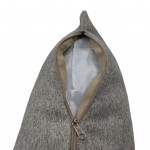Soure Plain Decorative Cushion Gray