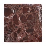 Marble Coffee Table Cubo Burgundy