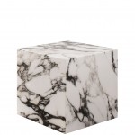 Stone Coffee Table Cubo White