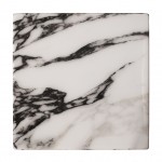 Stone Coffee Table Cubo White