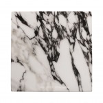Stone Coffee Table Cubo White