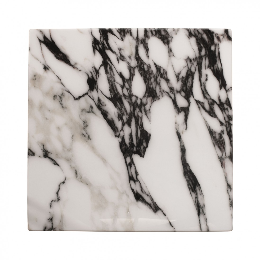 Stone Coffee Table Cubo White
