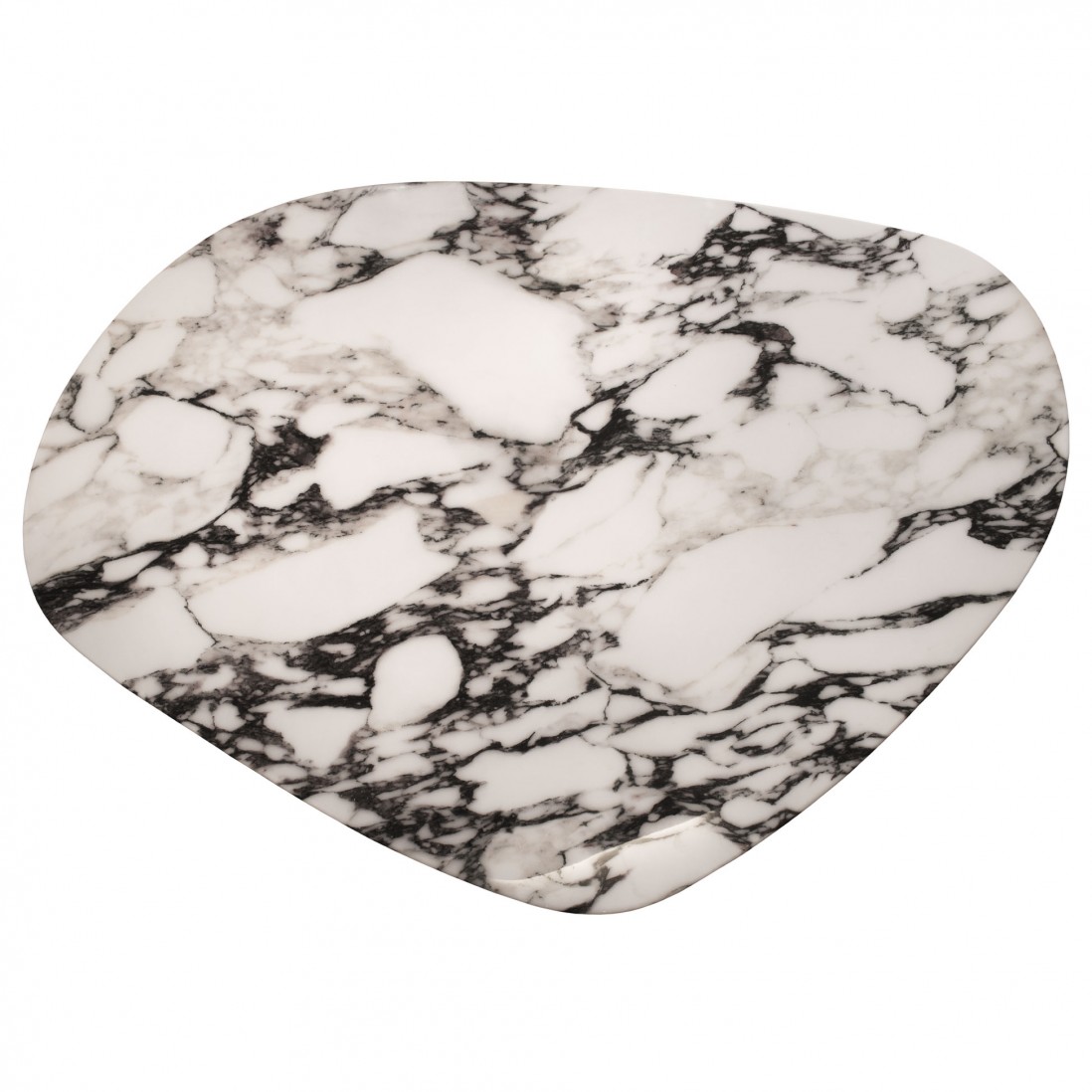 Wood and Stone Coffee Table Hydra White